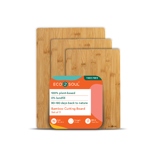 Buy Bamboo Cutting Board Set of 3 Online – EcoSoul Home