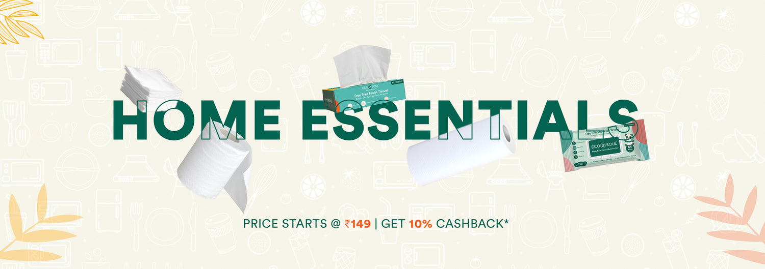 EcoSoul home essentials display – stylish biodegradable alternatives for daily use