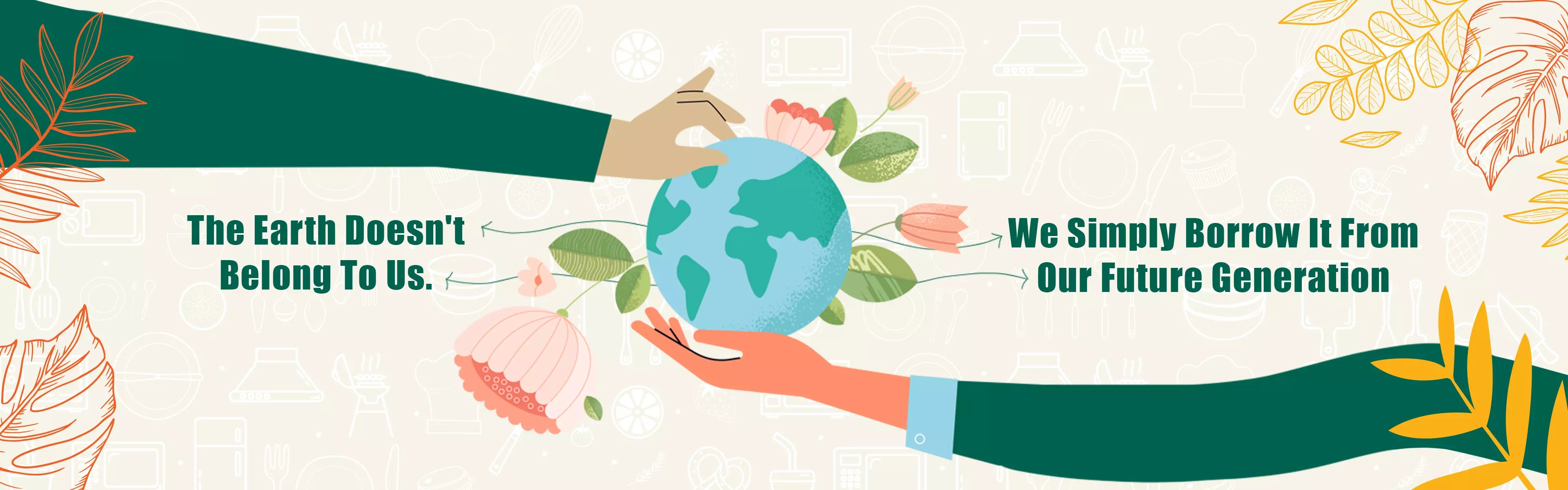 EcoSoul “Our Story” graphic – brand mission rooted in earth-conscious design