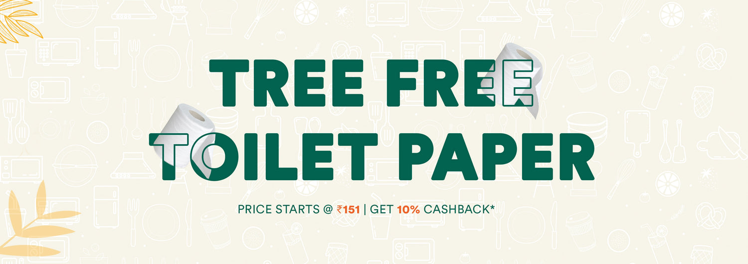 100% Natural Tree Free Toilet Paper for Soft Skin