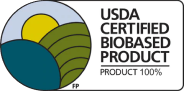 USDA certification badge – verifying EcoSoul’s plant-based and compostable claims