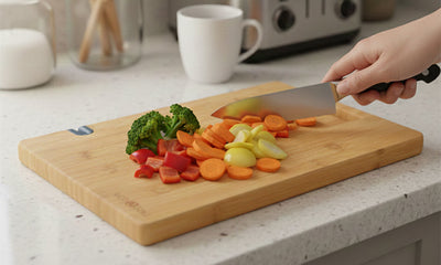 Benefits of a Bamboo Cutting Board with Built-In Knife Sharpener
