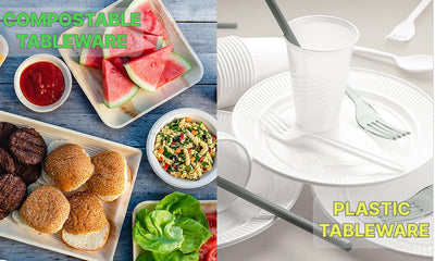 Compostable Tableware vs. Plastic: The Better Choice for Weddings & Parties in 2025