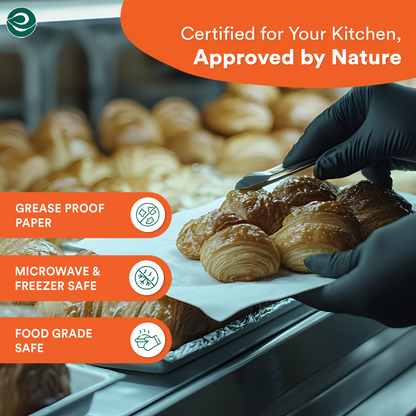 Eco-Friendly Baking Paper Sheets- 11inch x 11 inch | Pack of 1