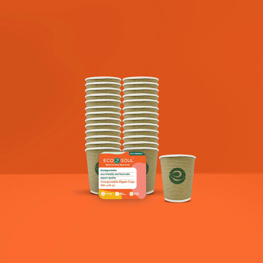 120ml Disposable Ripple Cups