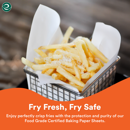 Eco-Friendly Baking Paper Sheets- 11inch x 11 inch | Pack of 1