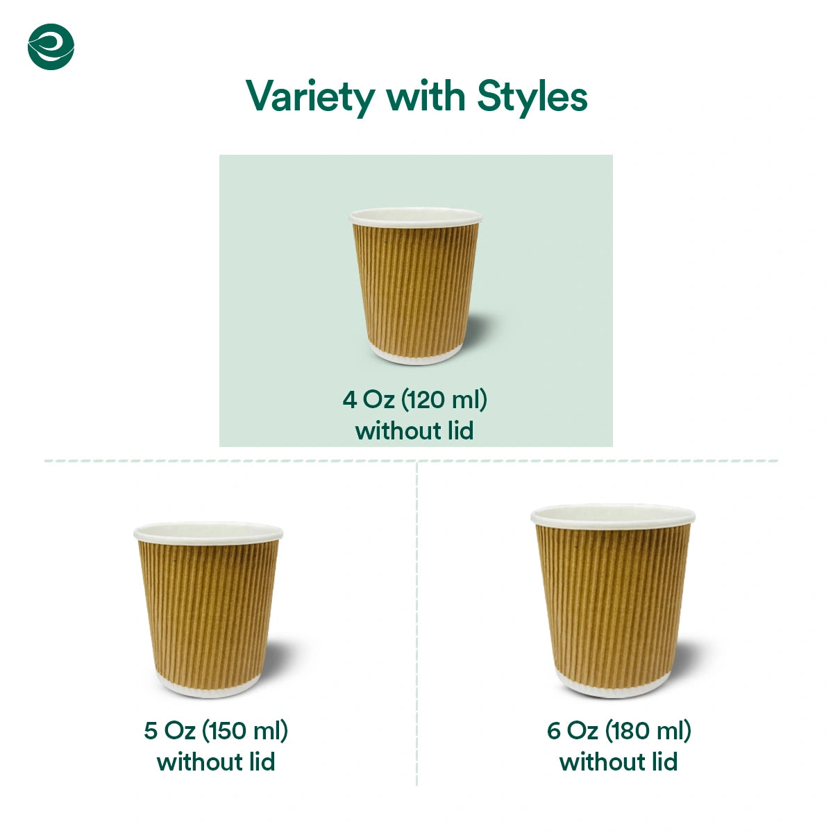 120ml Disposable Ripple Cups