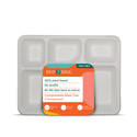 Bagasse Meal Trays | 5 Compartment