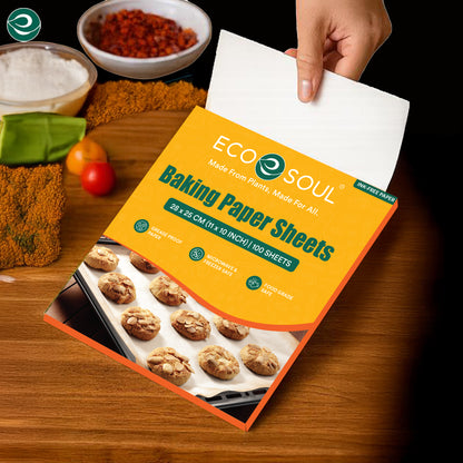Eco-Friendly Baking Paper Sheets- 11inch x 11 inch | Pack of 1
