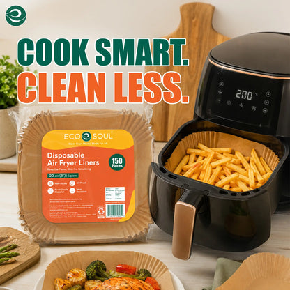 Air Fryer Disposable Paper Liner 8 Inch - 150 PCS