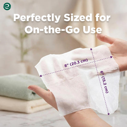 EcoSoul Plant-Based Feminine Wipes For Women| 30 Eco-Friendly Wipes Each (Pack of 2)