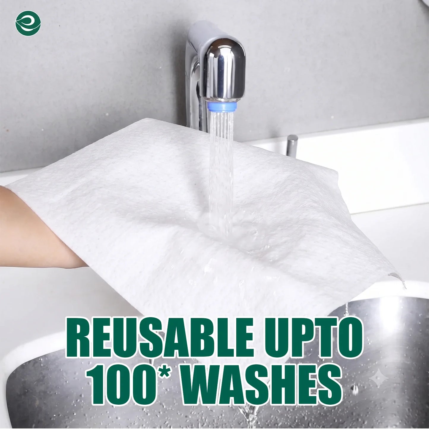 Bamboo Reusable Kitchen Towels 40 Pulls