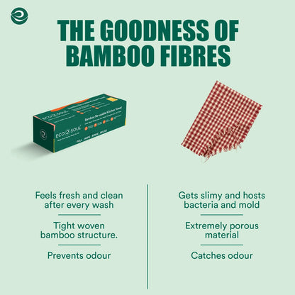 Bamboo Reusable Kitchen Towels 40 Pulls