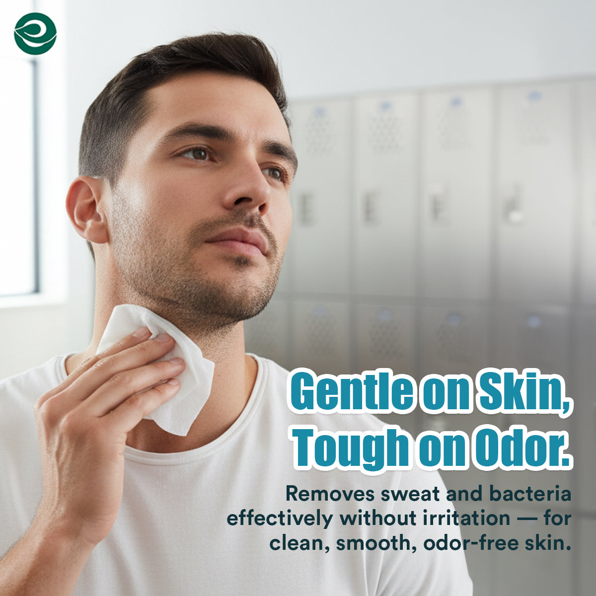 Bamboo-Based Unisex Deodorant Wipes Citrus | Pack of 3