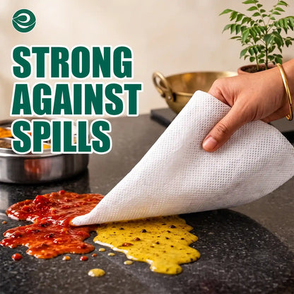 Non Woven Kitchen Towel 160 Pulls (80 Pulls x 2 Rolls)