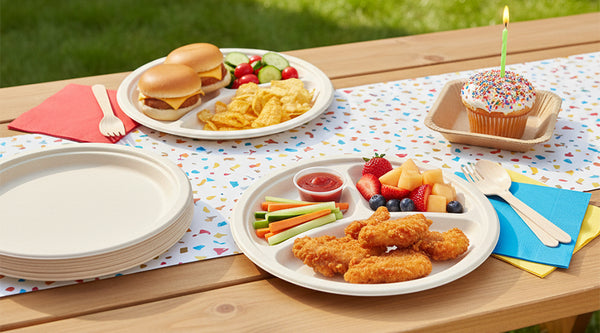 Serve Meals in Plastic-Free Disposable Plates