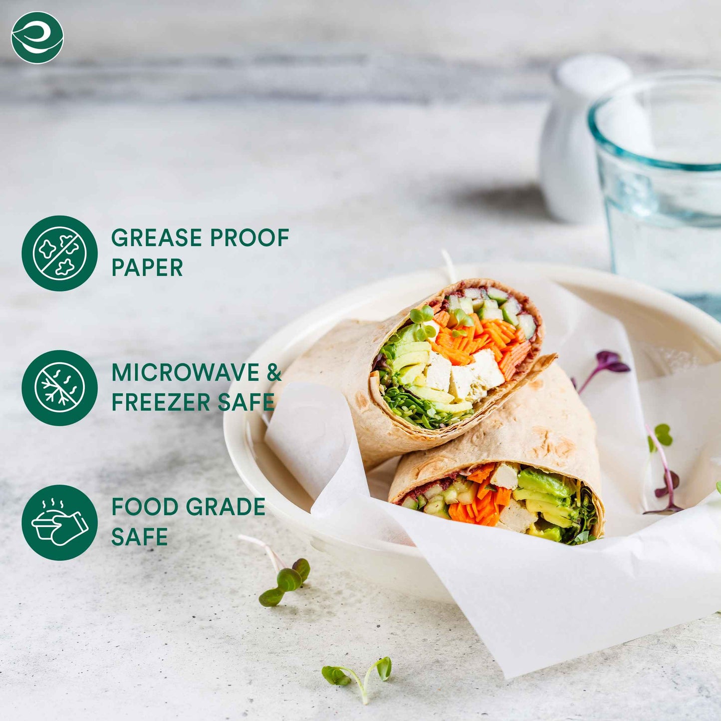 Eco-Friendly Food Wrapping Paper Roll- 11inch x 20 m | Pack of 1