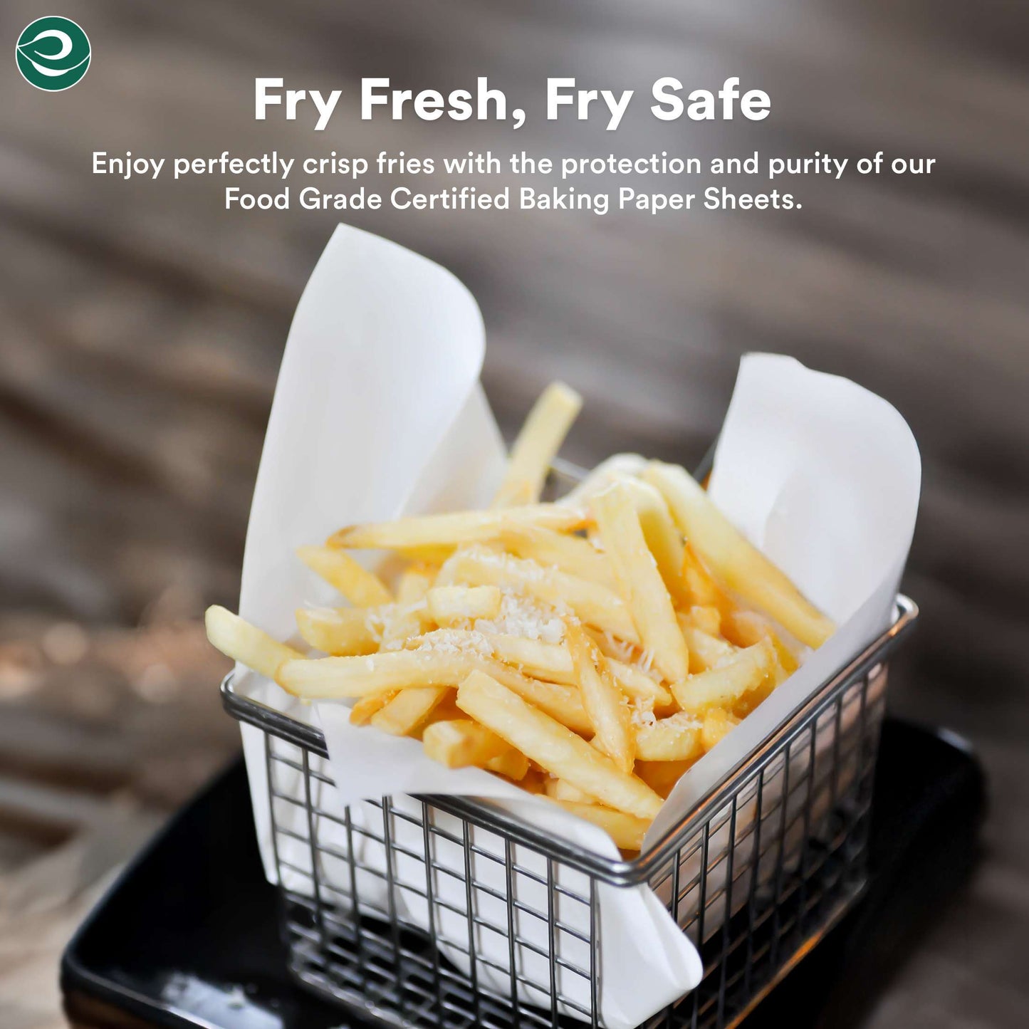 Eco-Friendly Baking Paper Sheets- 11inch x 11 inch | Pack of 1