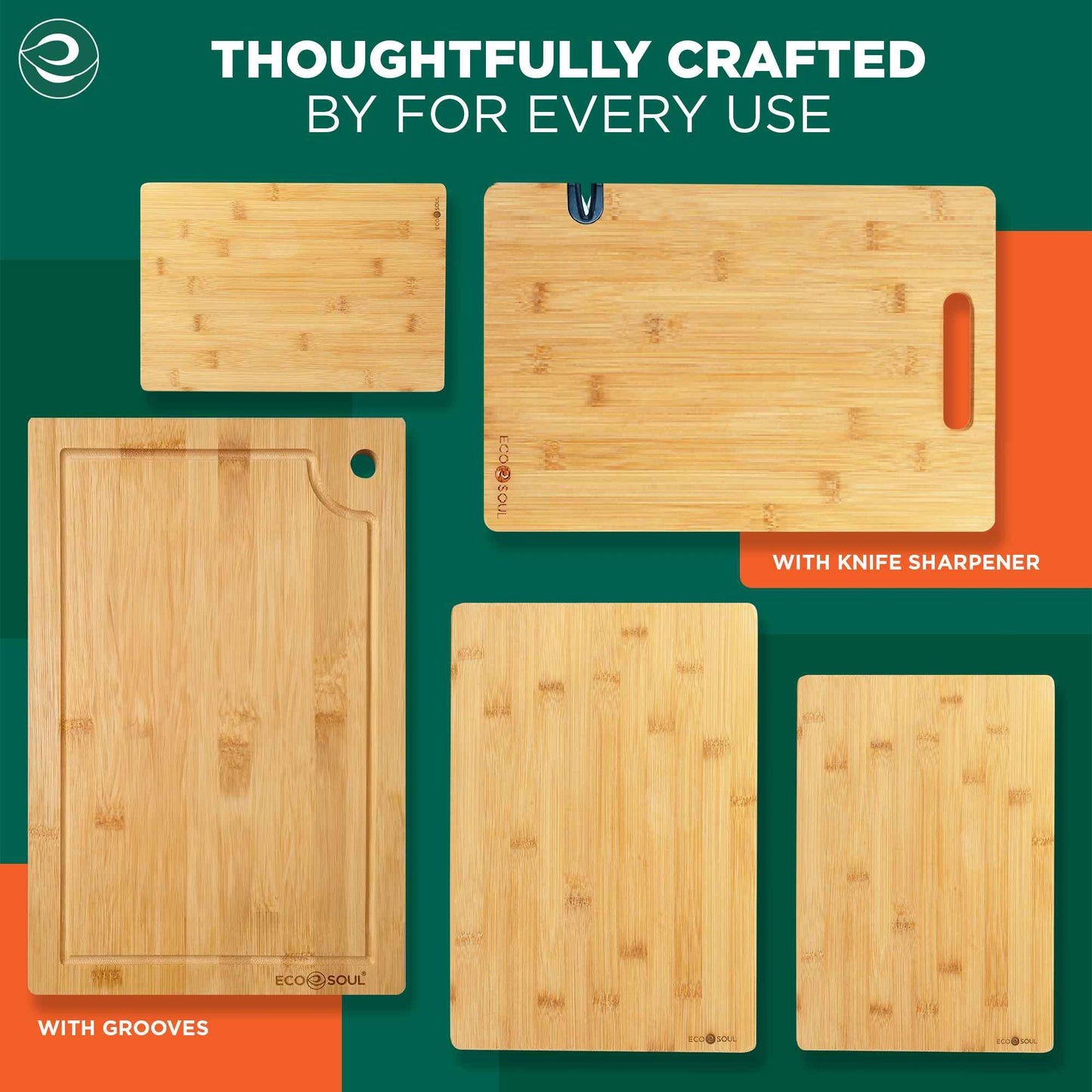 Bamboo Cutting Board | Large | 13"  * 9"