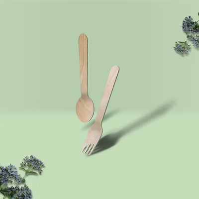 Birchwood Wooden Spoon and Fork
