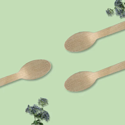 160mm Disposable Wooden Spoons