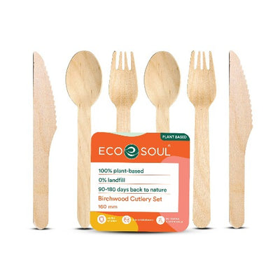Birchwood Disposable Wooden Cutlery