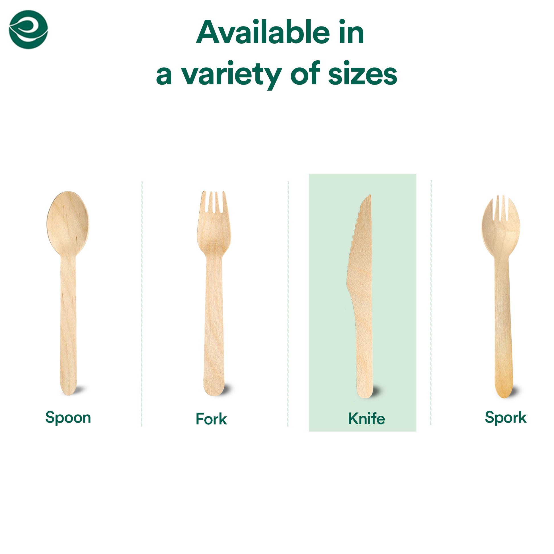 Birchwood disposable cutlery set