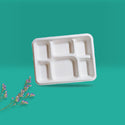 6cp Bagasse Meal Tray