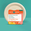 10 Inch Round Disposable Bagasse Plates
