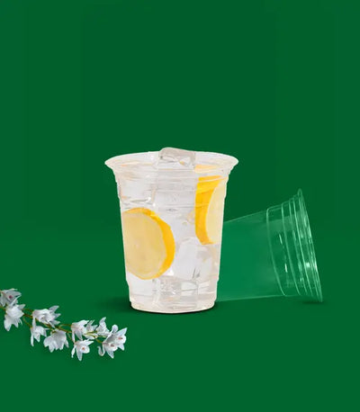 Plant-Based Party Cups, Transparent, 16oz