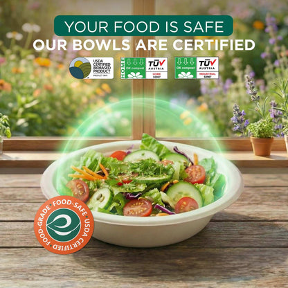 350 ml Round Disposable Bagasse Bowl