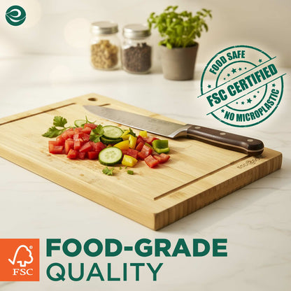 Bamboo Cutting Board | Extra Large | 15" * 10"