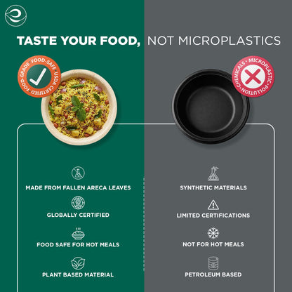 210ml Round Areca Palm Leaf Disposable Bowls