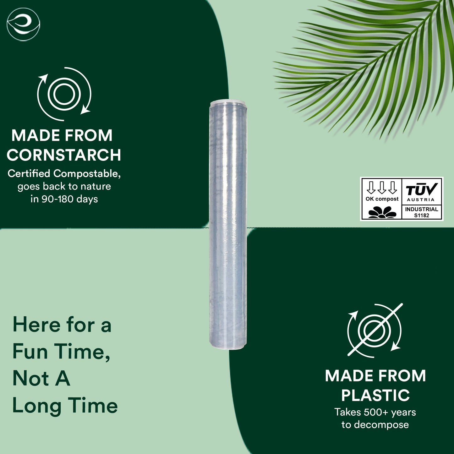 Compostable Cling Wrap 30 cm x 30 mtr Pack of 1