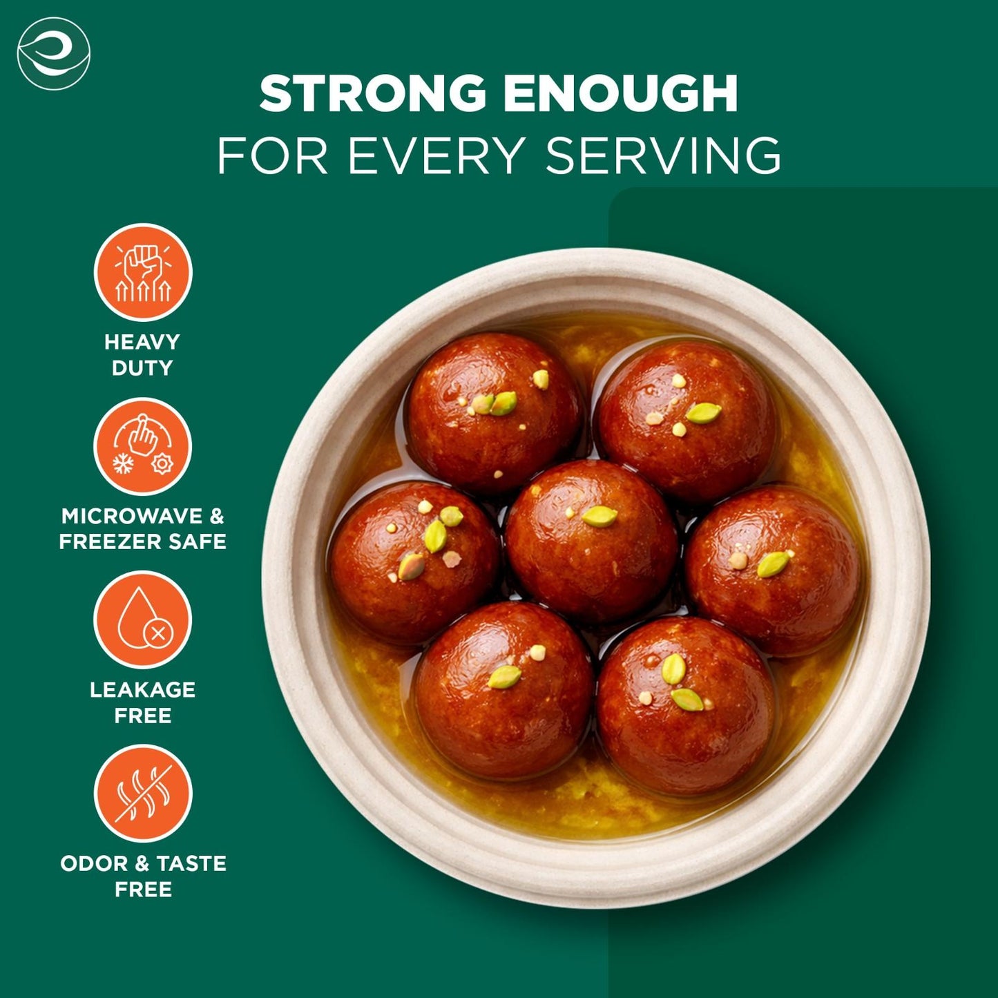 350 ml Round Disposable Bagasse Bowl