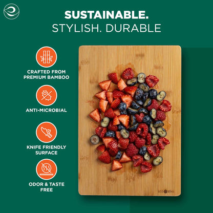 Bamboo Cutting Board | Large | 13"  * 9"