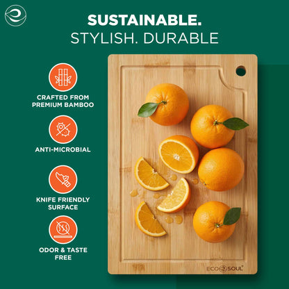 Bamboo Cutting Board | Extra Large | 15" * 10"