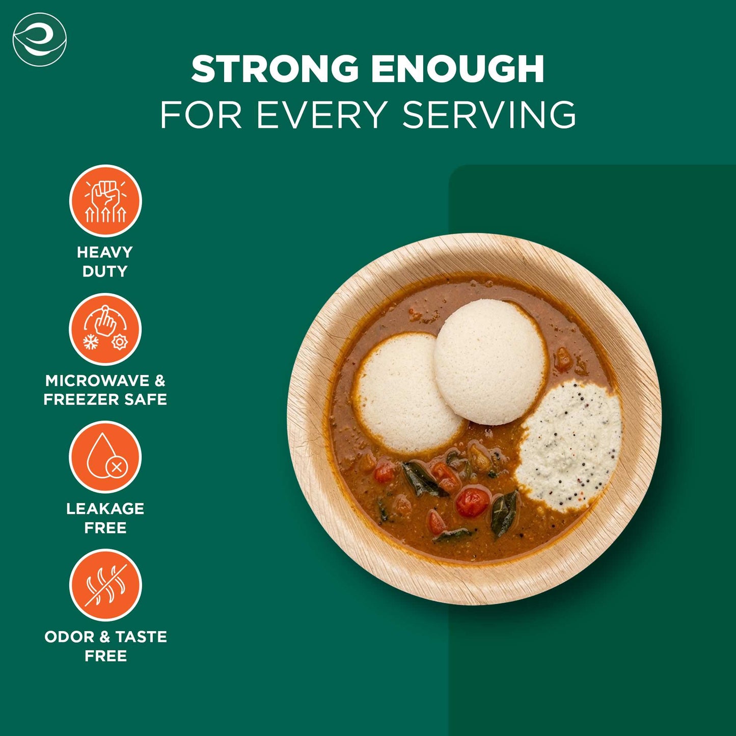 475ml Round Areca Palm Leaf Disposable Bowls