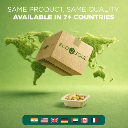 150 ml Square Disposable Bagasse Bowl