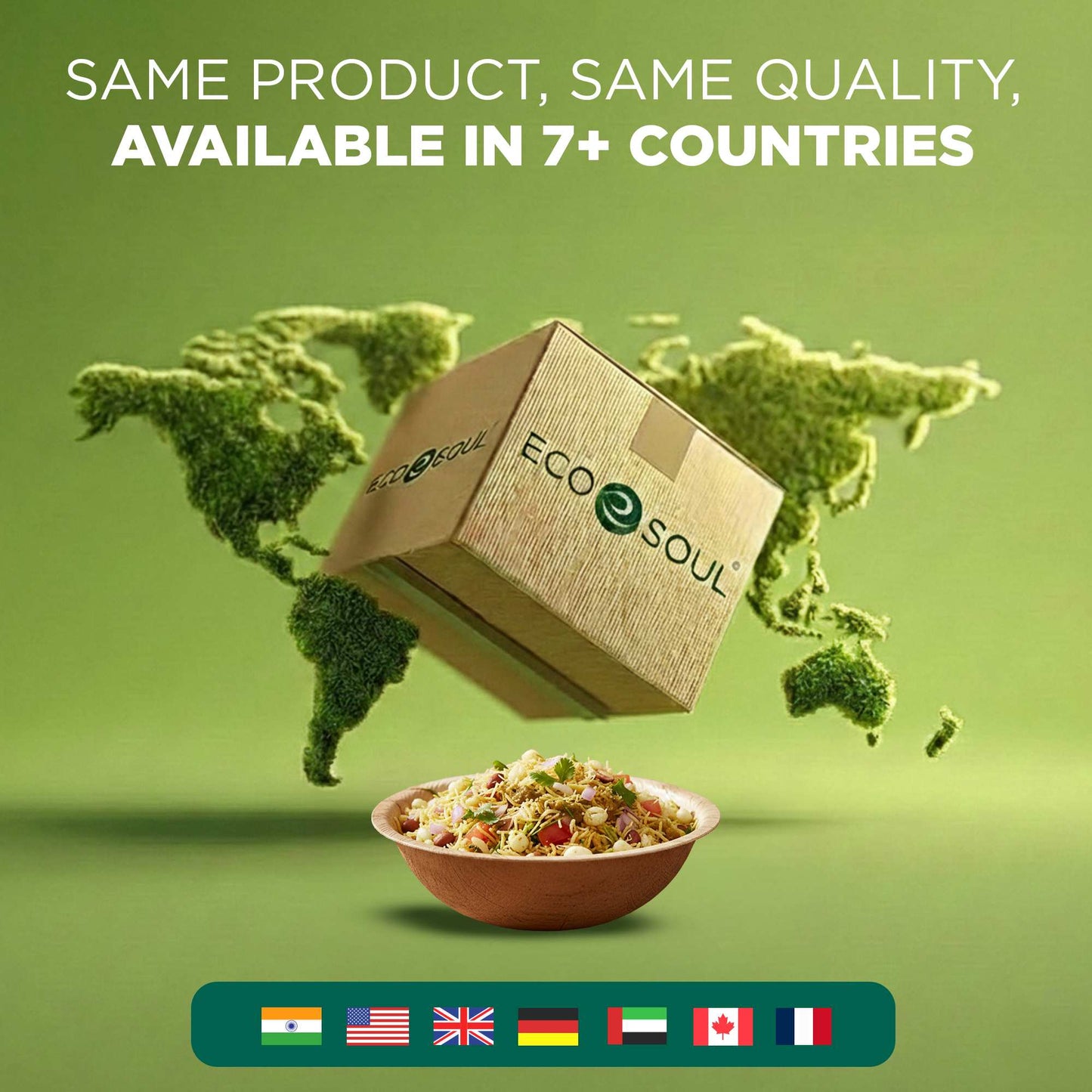 475ml Round Areca Palm Leaf Disposable Bowls