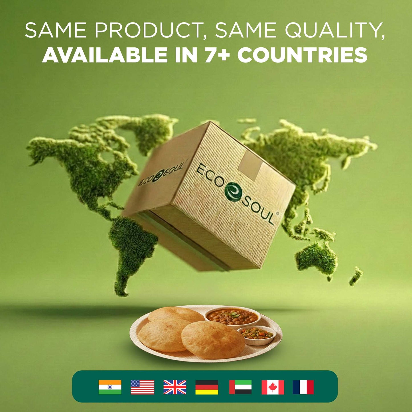 12 Inch Round Disposable Areca Palm Leaf Plates