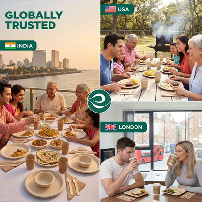 150 ml Square Disposable Bagasse Bowl