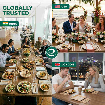 210ml Round Areca Palm Leaf Disposable Bowls