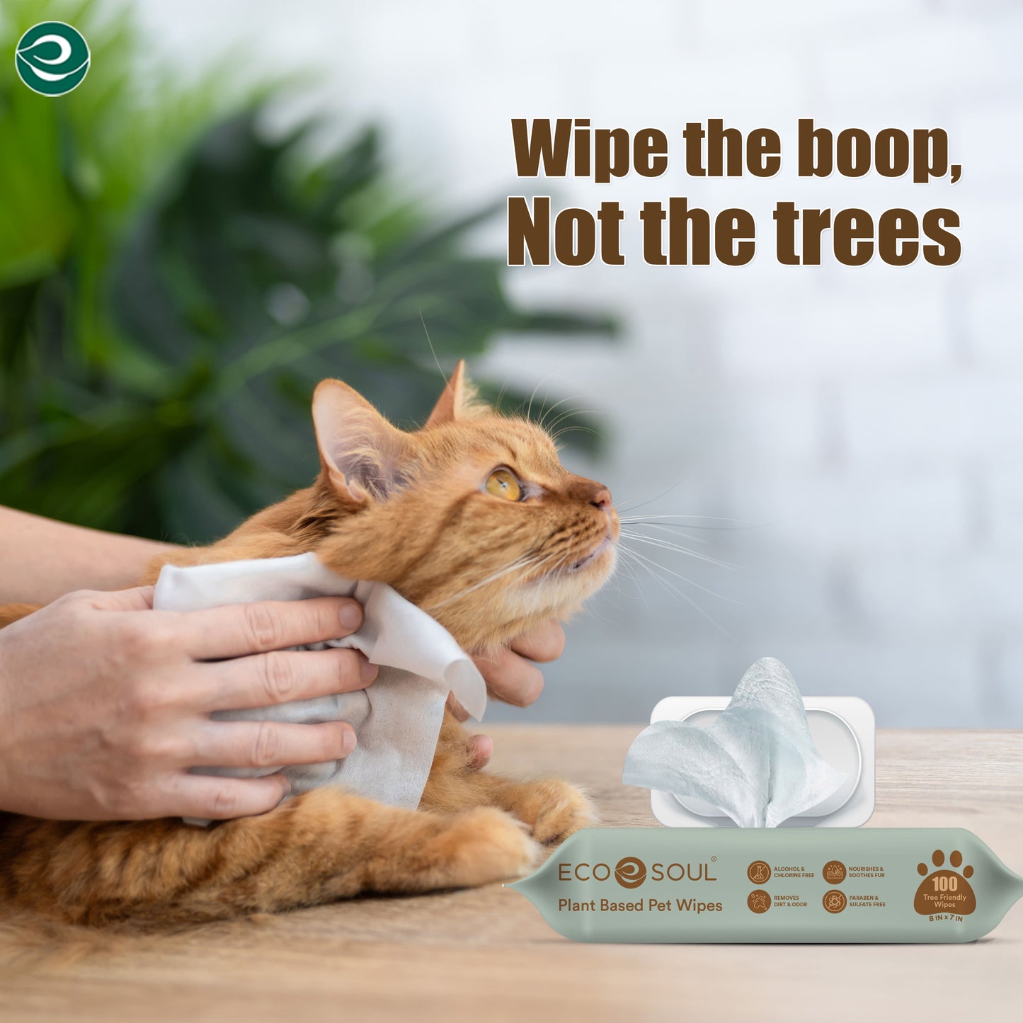 Unscented Pet Wipes with Aloevera & Glycerin | Pack of 2