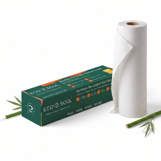 Bamboo Reusable Kitchen Towels 20 Pulls