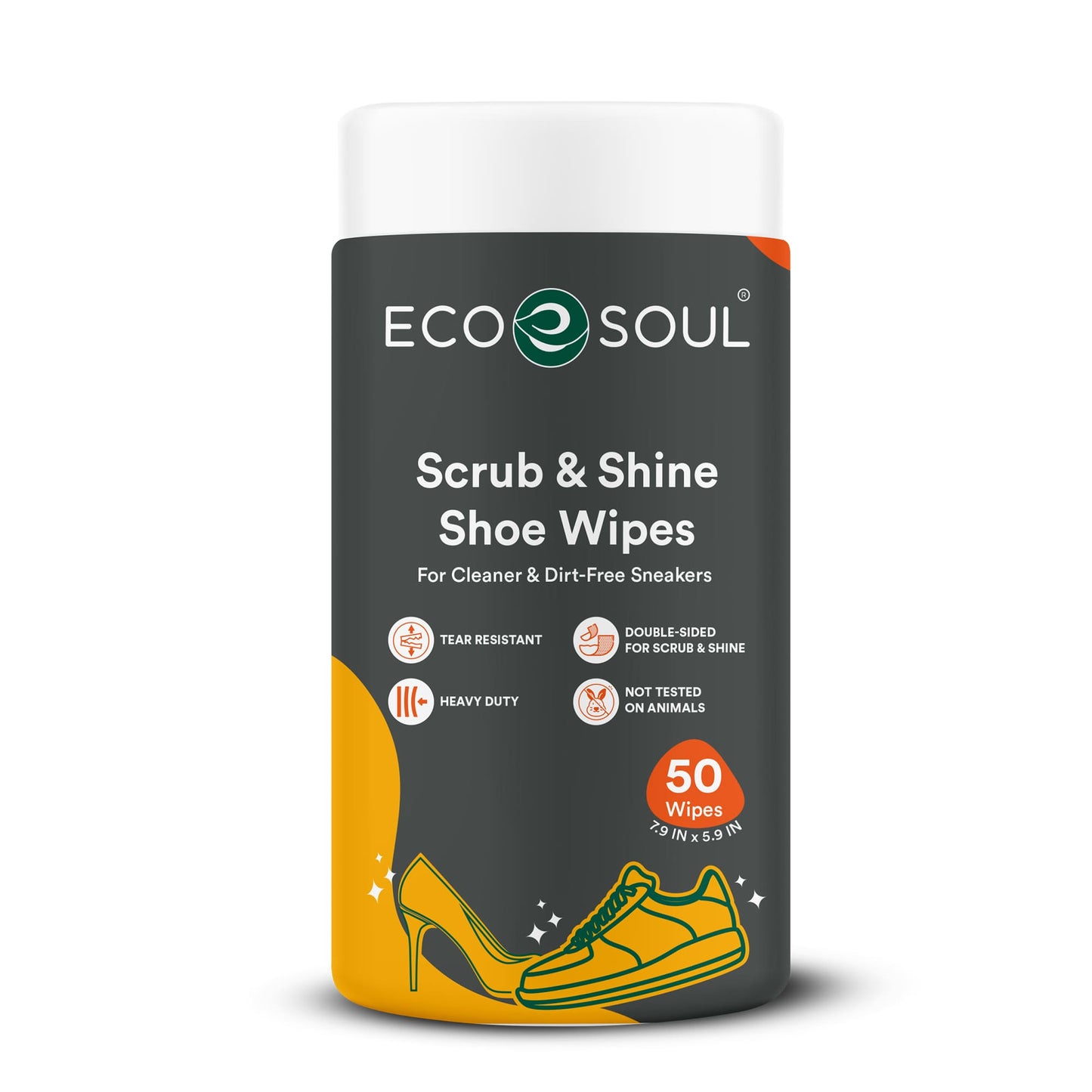 Scrub & Shine Shoe Cleaning Wipes for All Shoes | Pack of 1
