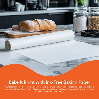 Eco-Friendly Baking Paper Roll- 11inch x 20 m | Pack of 1