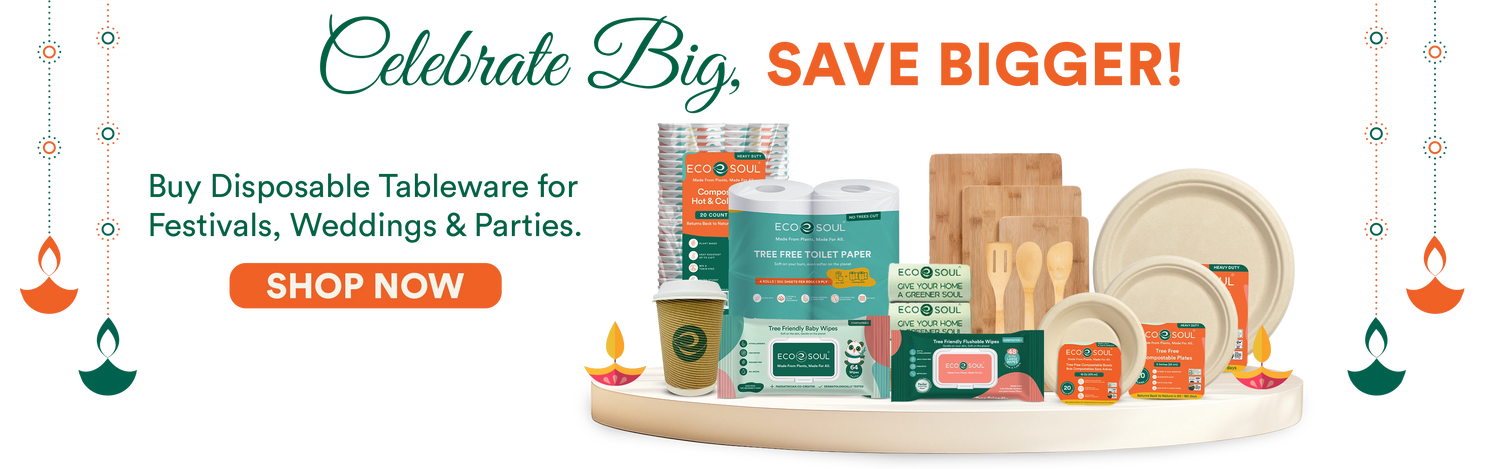 Celebration with Ecofiendly Tableware