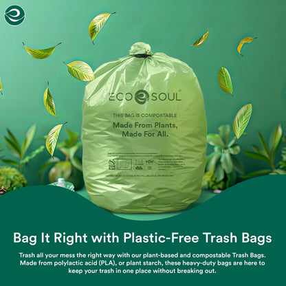 Compostable Garbage Bags | Large | 24" x 32"