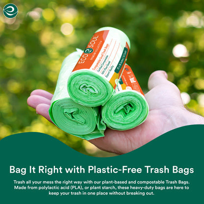 Compostable Garbage Bags | Medium | 19" x 21"